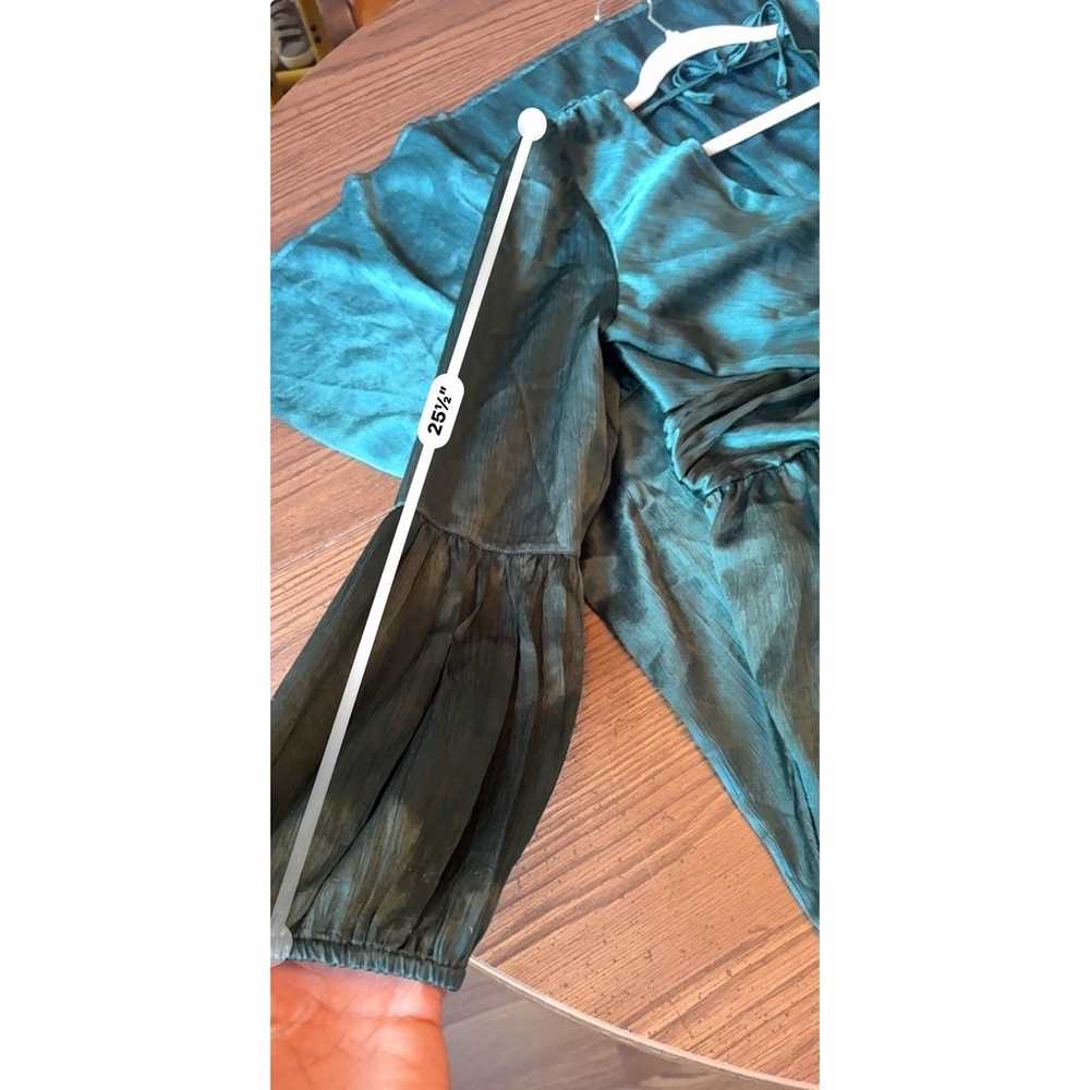 RAHI Leila Luster Long Sleeve Midi Dress - Deep J… - image 7