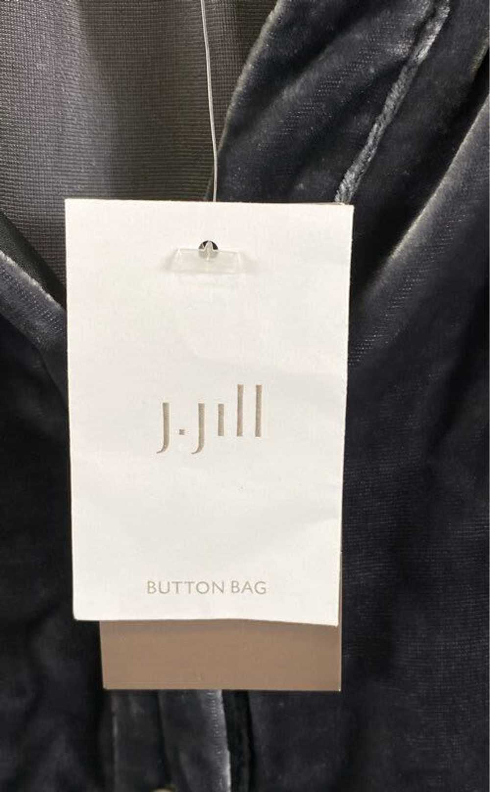 NWT J. Jill Womens Blue Silk Blend Long Sleeve Bu… - image 5