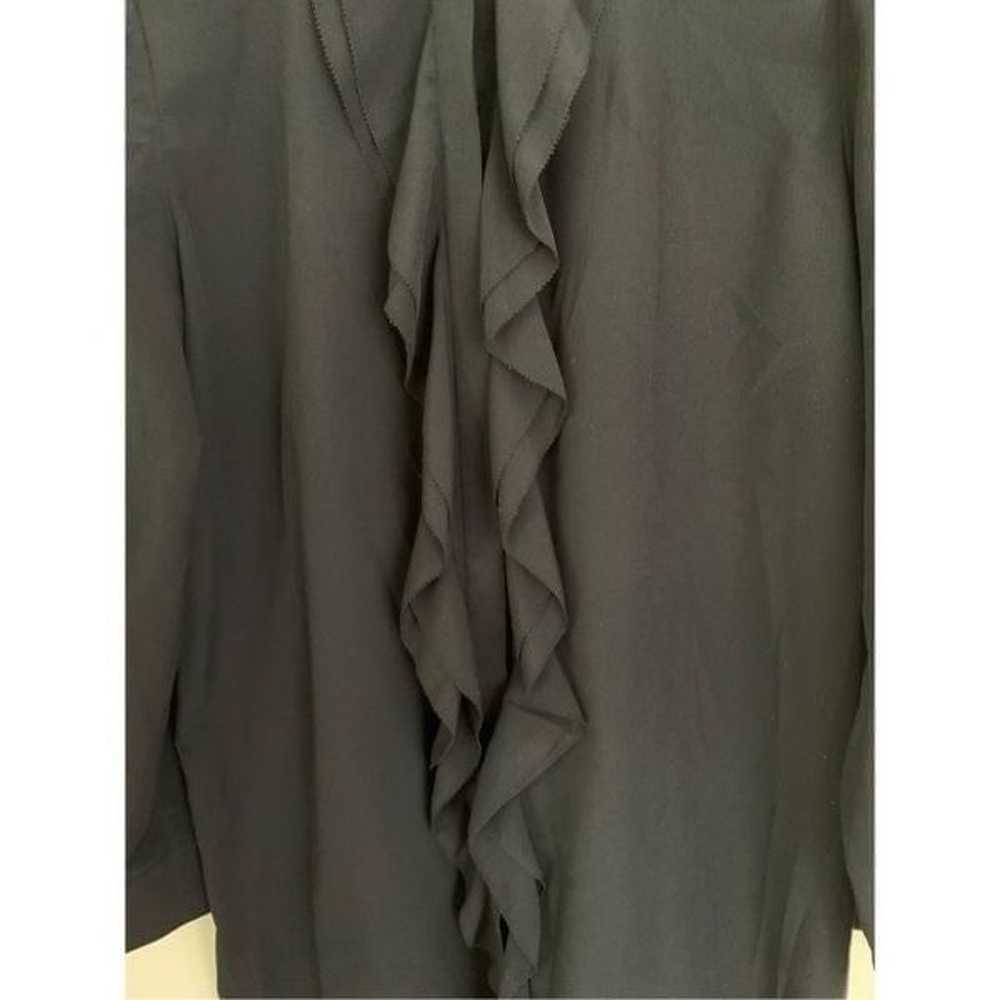 TORY BURCH Jane Shirt Dress Drop Waist Crepe de C… - image 6
