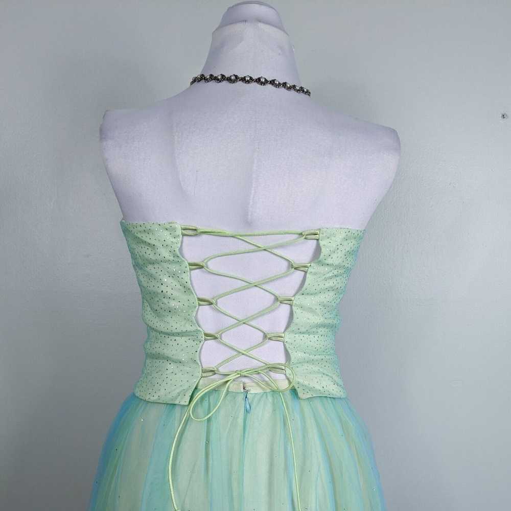 Vintage Dave & Johnny Prom Dress Ball Gown Set Fa… - image 3