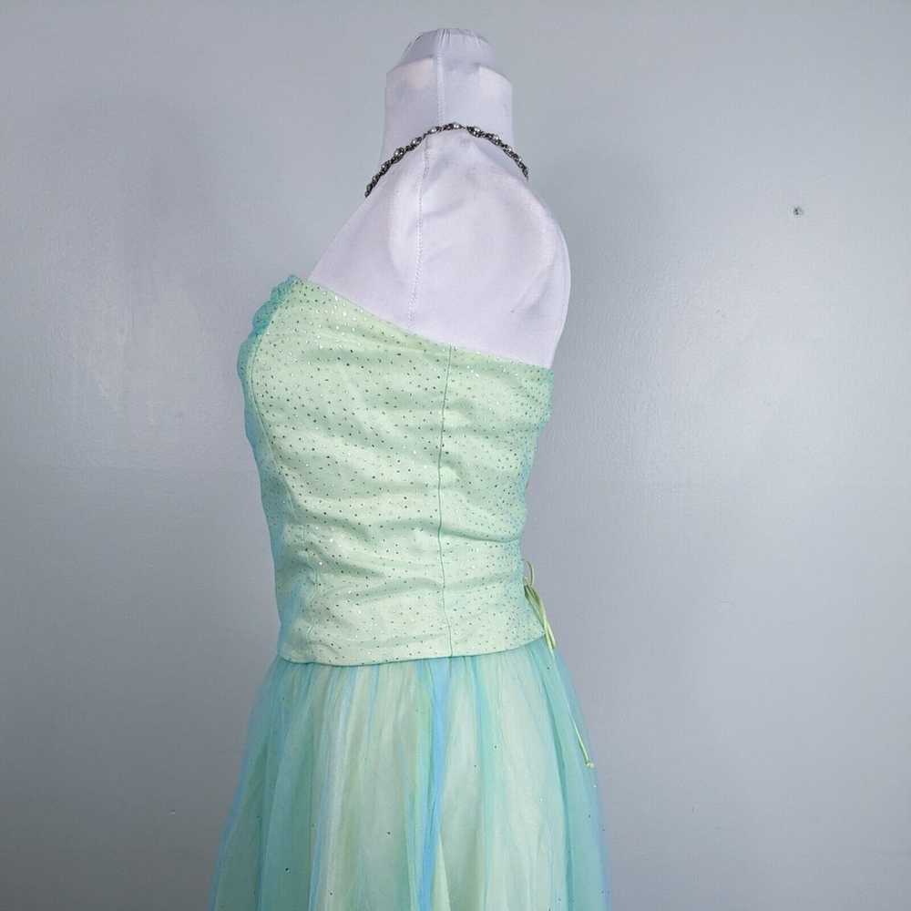 Vintage Dave & Johnny Prom Dress Ball Gown Set Fa… - image 4