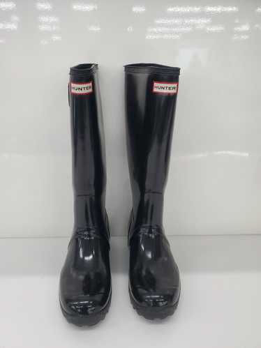 Hunter Tall Black Gloss Waterproof Rain Boots men… - image 1