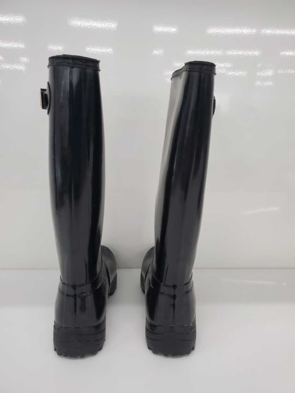 Hunter Tall Black Gloss Waterproof Rain Boots men… - image 4