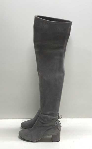 Tory Burch Laila Over The Knee Boots Grey 6.5