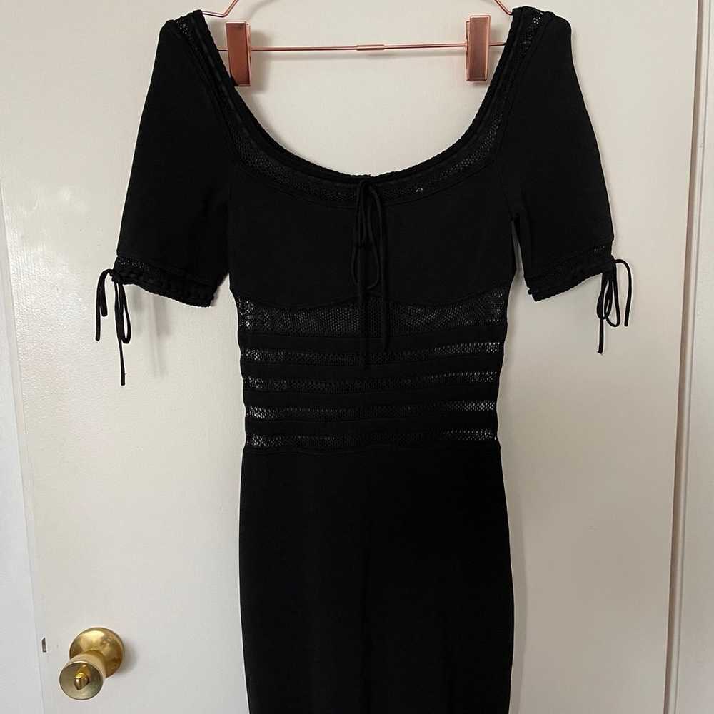 House of CB Lilla Black Knit Midi Dress - image 6