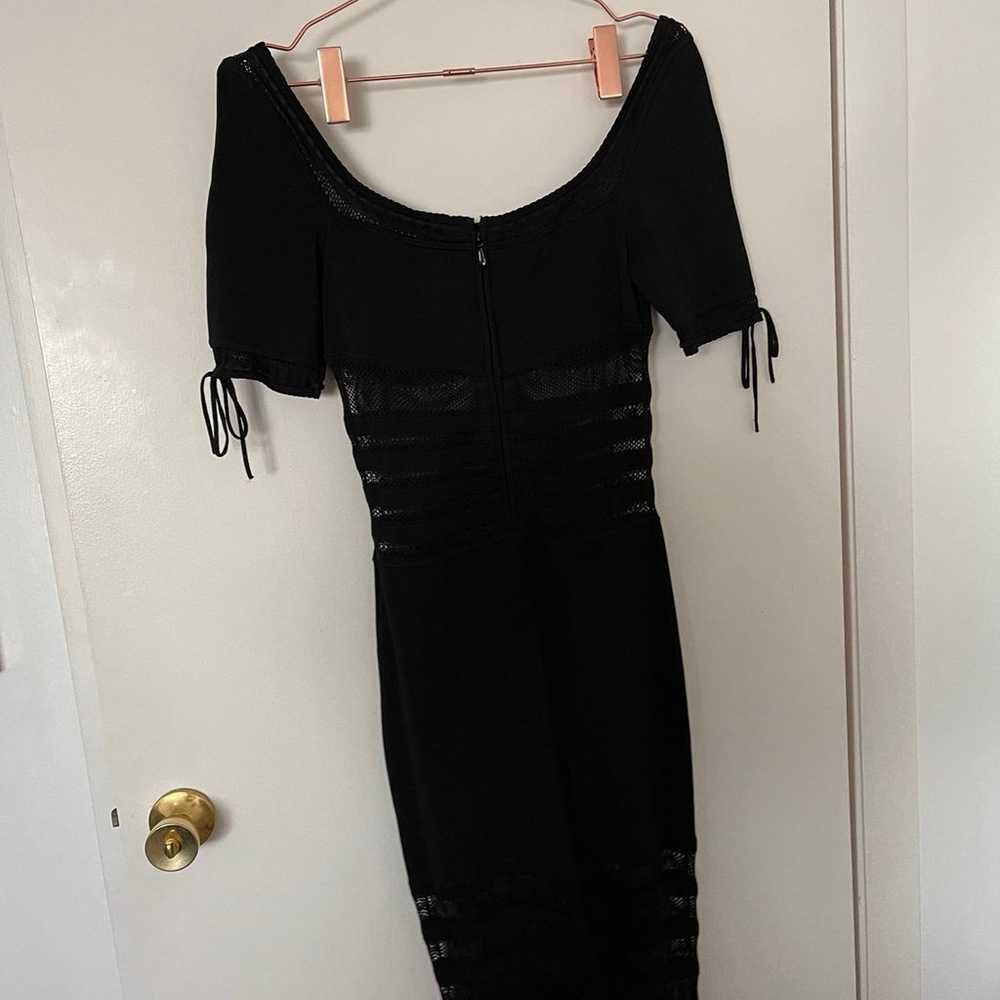 House of CB Lilla Black Knit Midi Dress - image 8
