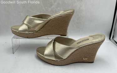 Michael Kors Womens Golden Color Shoes Size 9 - image 1
