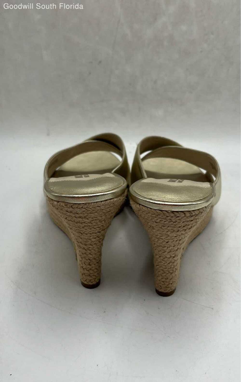 Michael Kors Womens Golden Color Shoes Size 9 - image 4