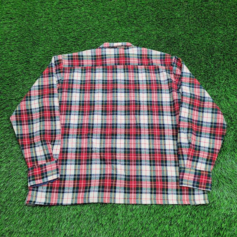 Forte Vintage 90s Flannel Shirt XL 25x26 Red West… - image 2