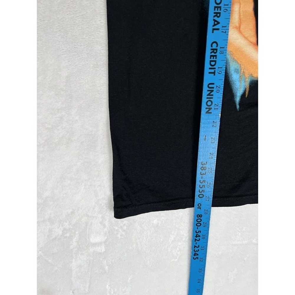 Vintage Aaliyah T-Shirt Size Medium Black Retro R… - image 4