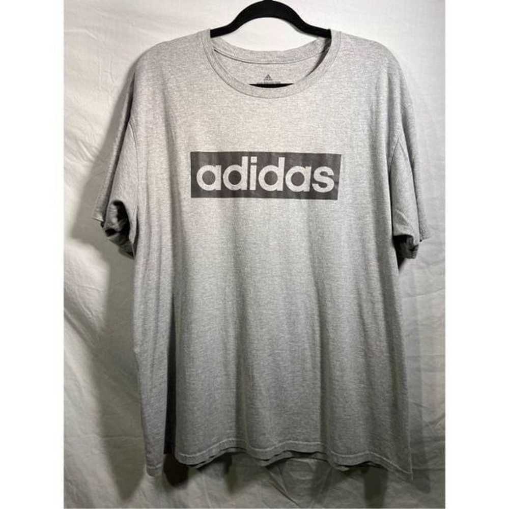Adidas The Go-To Tee” Gray in Color Size XL - image 1