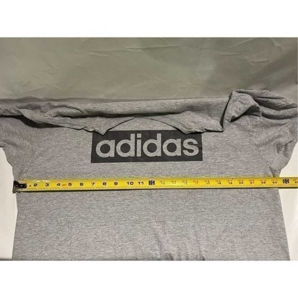 Adidas The Go-To Tee” Gray in Color Size XL - image 5