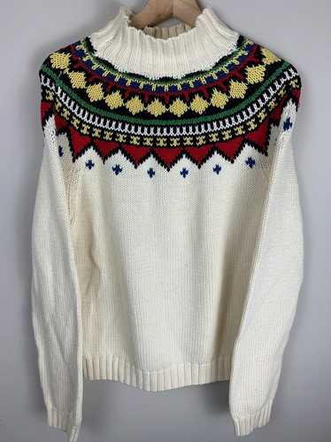 Coloured Cable Knit Sweater × Vintage Vintage New 