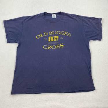 Vintage Christian Shirt Size XL Blue Short Sleeve… - image 1