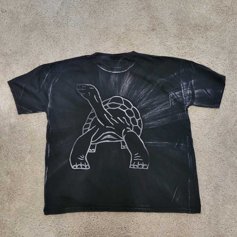Vintage Mens XL Galapagos Turtle Tee Shirt Black … - image 2
