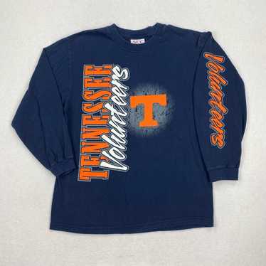 Vintage Tennessee Vols Shirt Size Large Blue Long… - image 1