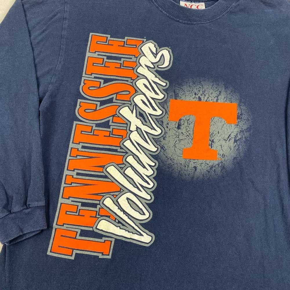 Vintage Tennessee Vols Shirt Size Large Blue Long… - image 5