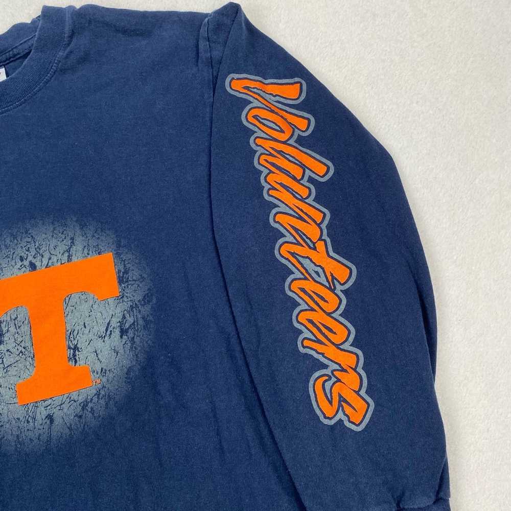 Vintage Tennessee Vols Shirt Size Large Blue Long… - image 6