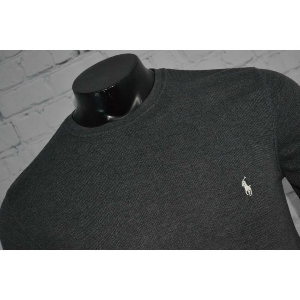Polo Ralph Lauren Thermal Shirt Gray Long Sleeve … - image 2