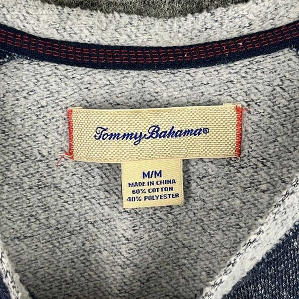 Tommy Bahama Mens Pajama Top Shirt Medium Blue Te… - image 4