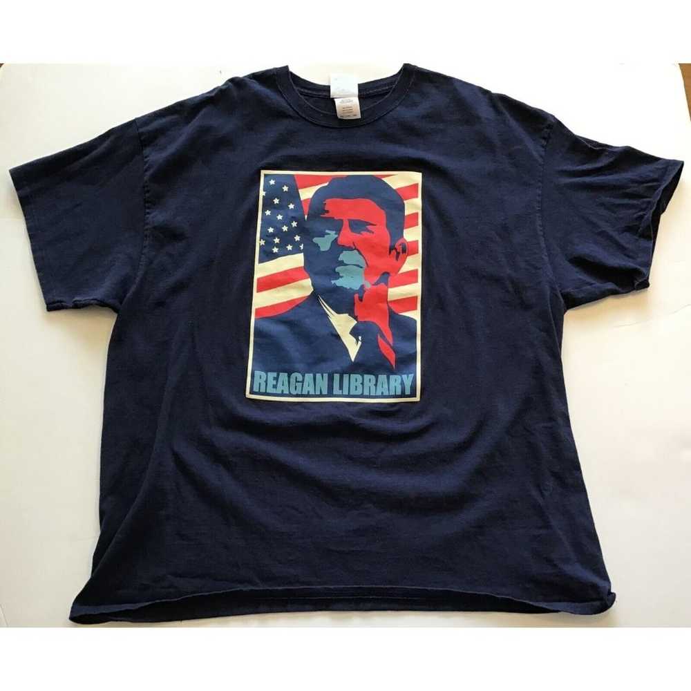 Ronald Reagan Presidential Library T-Shirt, Blue,… - image 2
