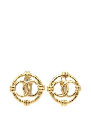 CHANEL Pre-Owned 1993 CC Clip On costume earrings 