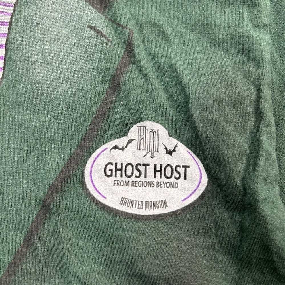 Disneyland Resort Shirt Mens Large Green Haunted … - image 5