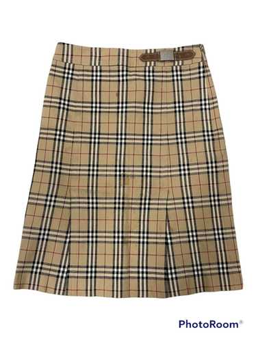 Burberry Vintage Burberry NovaCheck Midi Skirt - image 1