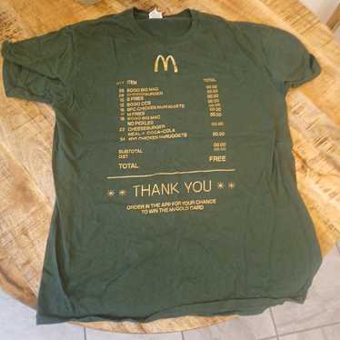 Funny collectible.
Employee mcdonald's shirt speci