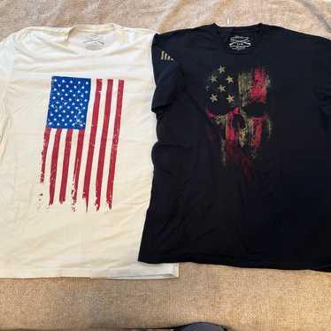 2 Grunt Style Men’s T-Shirt Shirt Sleeved Patrioti