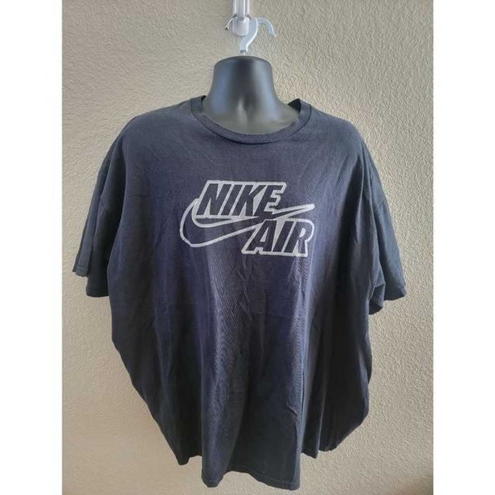 Nike Air Men's Blue Rare Short Sleeve Logo Stitch… - image 1