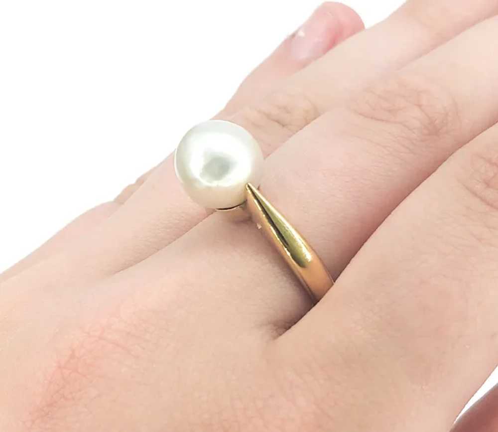 South Sea Pearl Solitaire In Yellow Gold - image 6