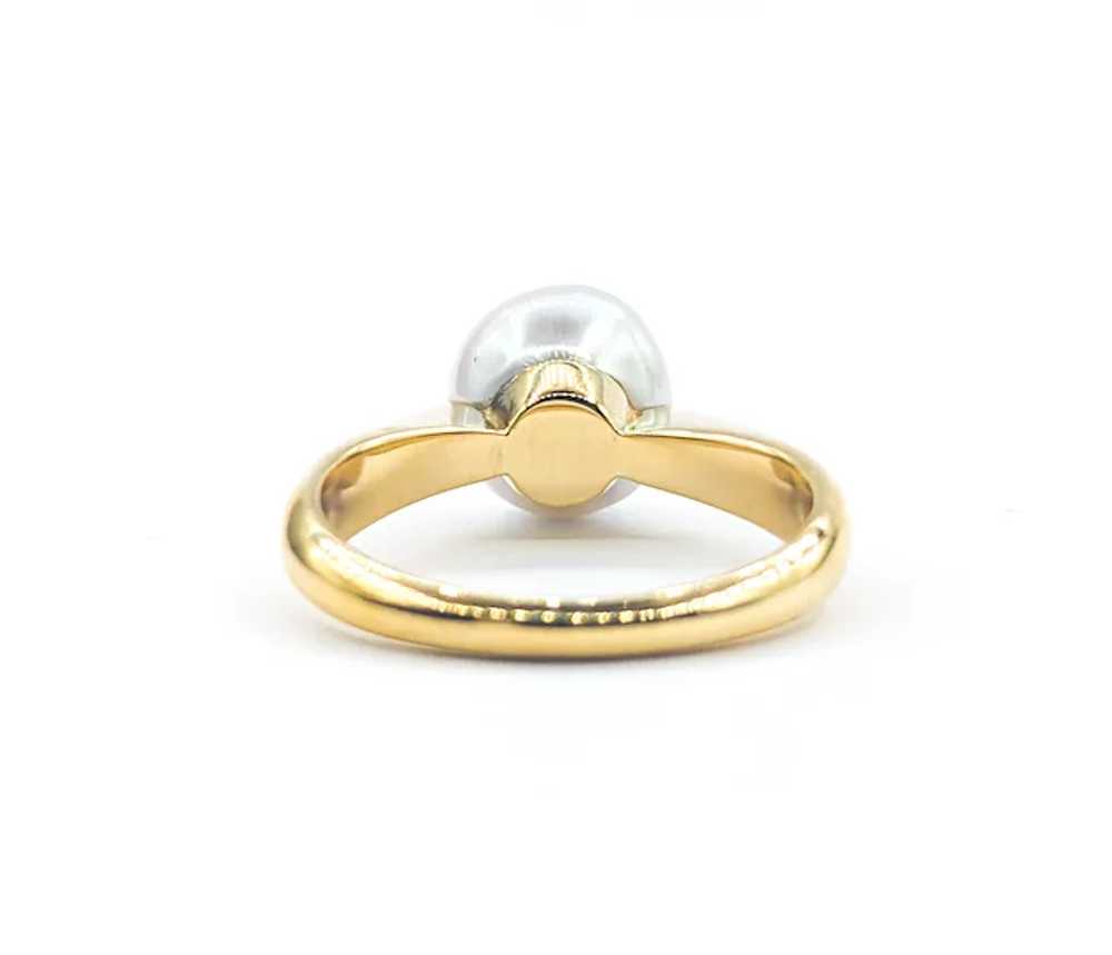 South Sea Pearl Solitaire In Yellow Gold - image 9