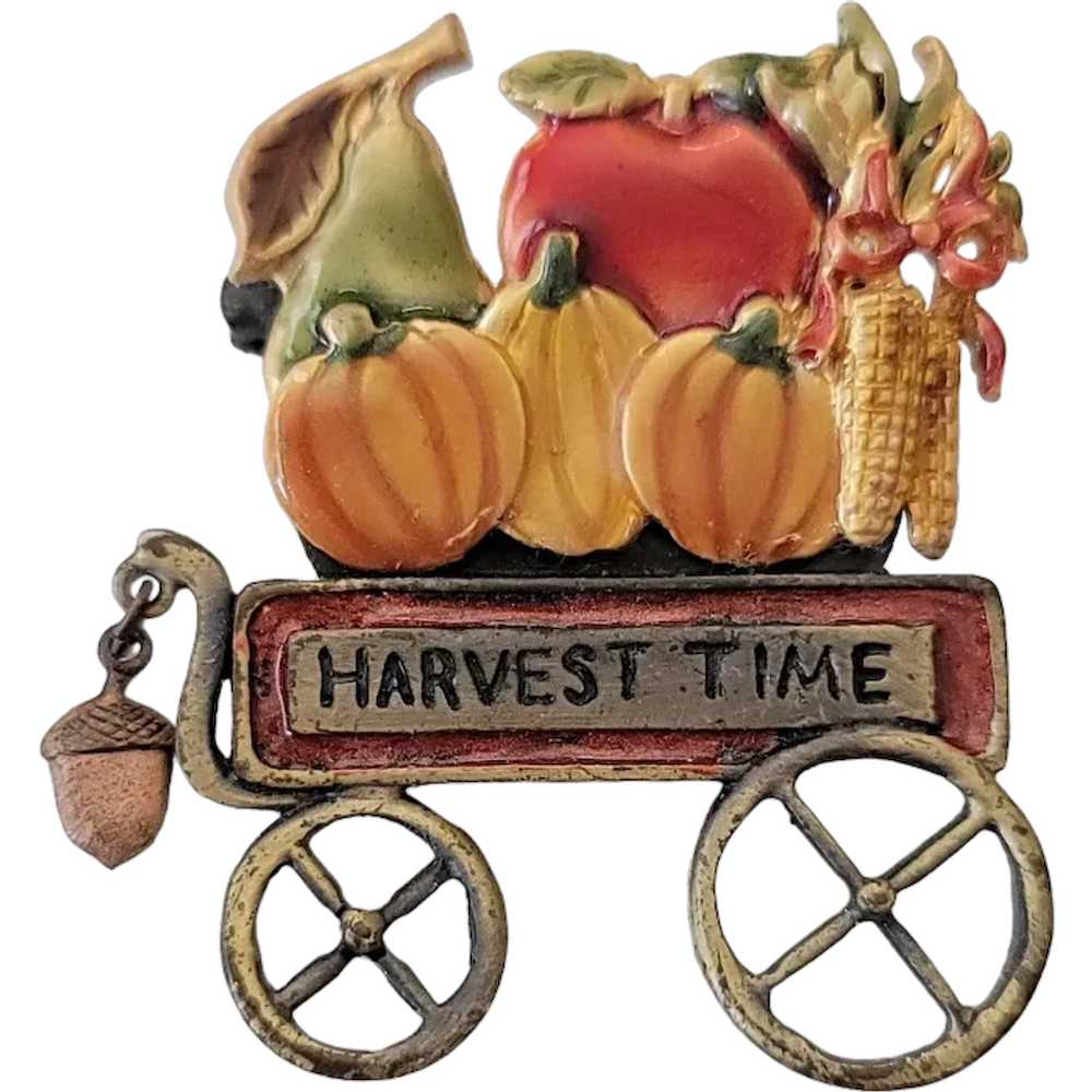 KC Kenneth Cole Harvest Time Vegetable Wagon Acor… - image 1