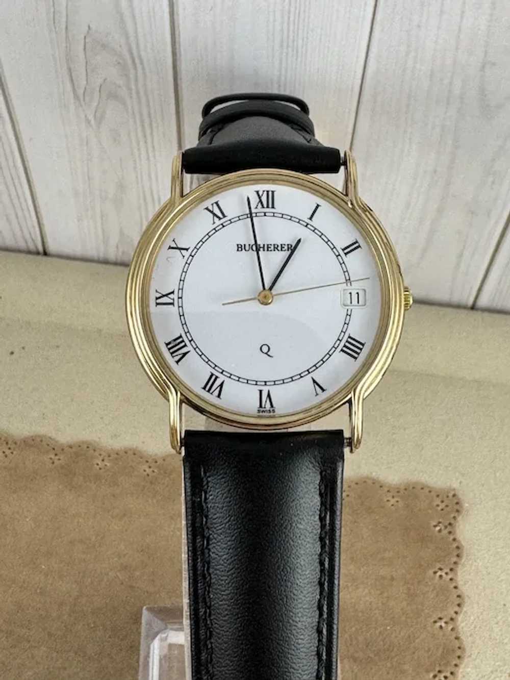 Vintage 1990's Luxury Bucherer Wrist Watch Swiss … - image 4