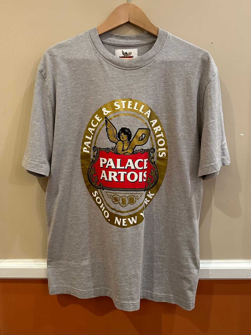Palace Palace x Stella Artois Coaster Tee Grey Ma… - image 2