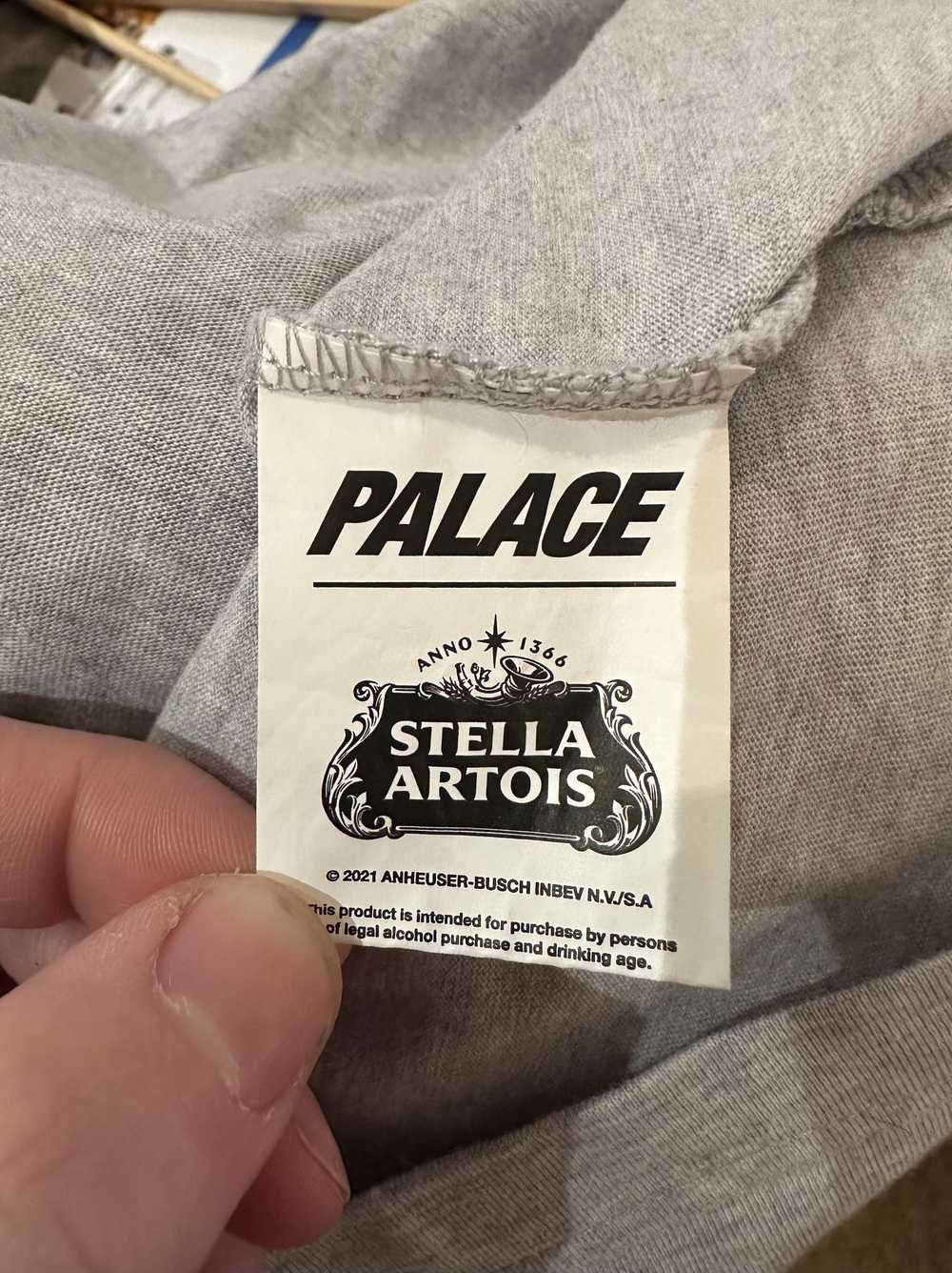 Palace Palace x Stella Artois Coaster Tee Grey Ma… - image 6