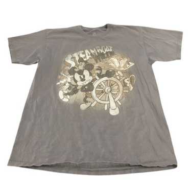 Vintage Steamboat Willie Mickey Mouse T-Shirt