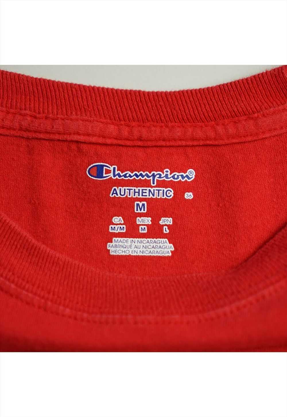 Vintage Champion Nicholls Football Red TShirt Wom… - image 3