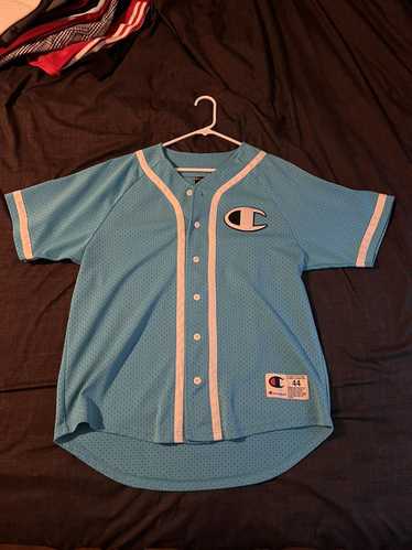 Champion Champion Baseball Jersey Teal Embroidery 