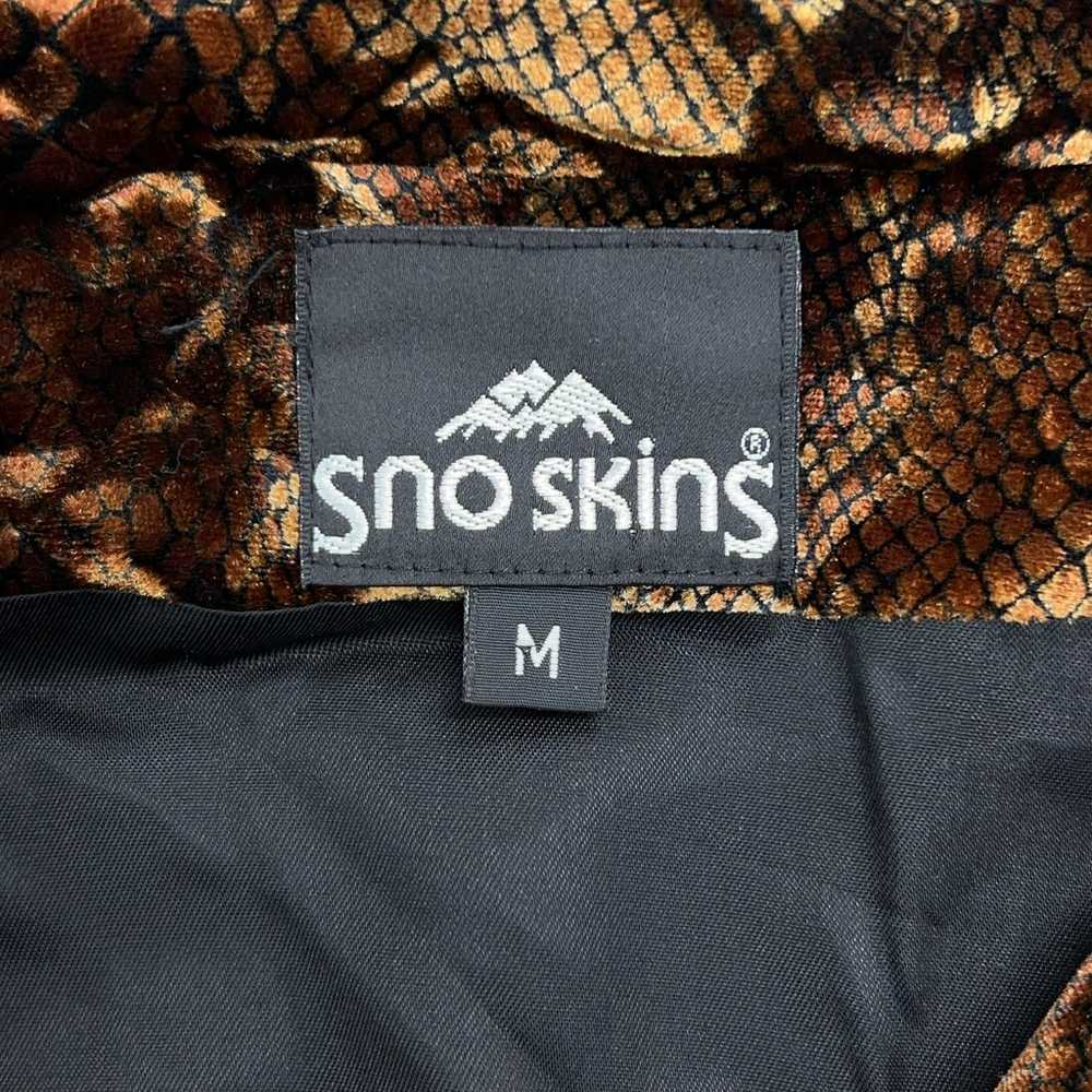Sno Skins Womens Size M Brown Velvet Snake Print … - image 10