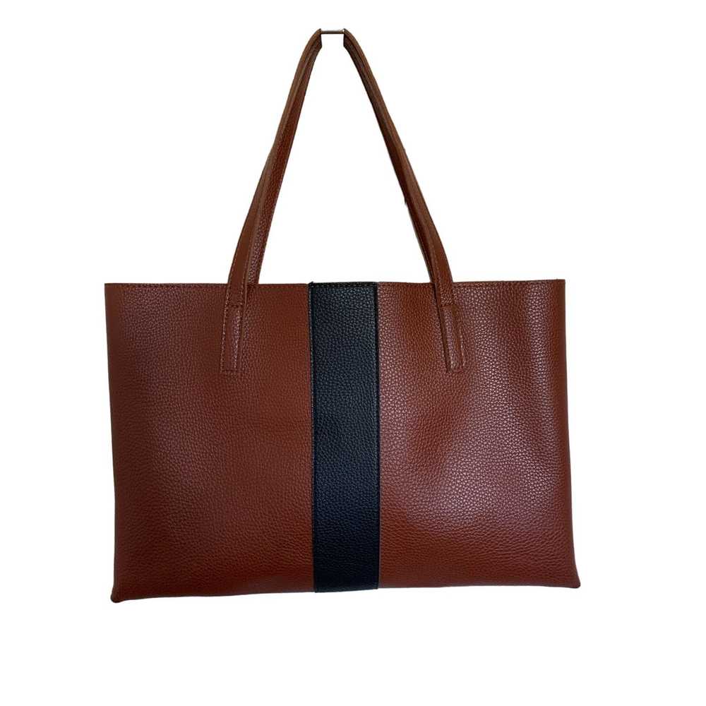 Vince Camuto Vince Camuto leather tote brown/black - image 7