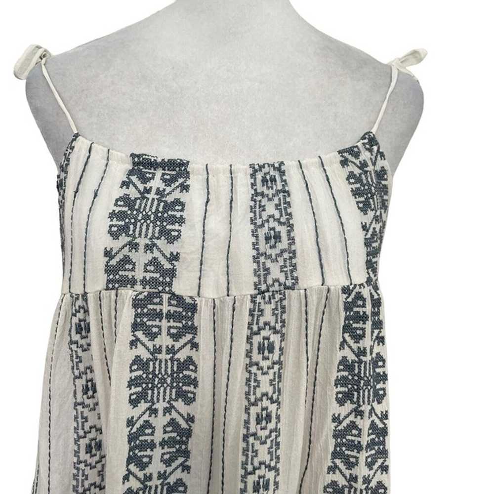 ZIMMERMANN Embroidered Bohemian Aztec Tank Top Bl… - image 2