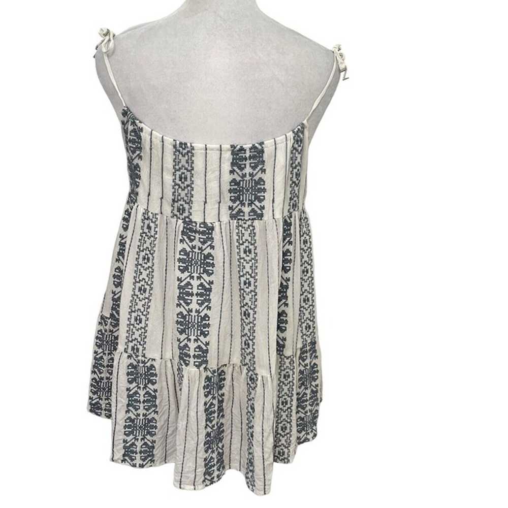 ZIMMERMANN Embroidered Bohemian Aztec Tank Top Bl… - image 4