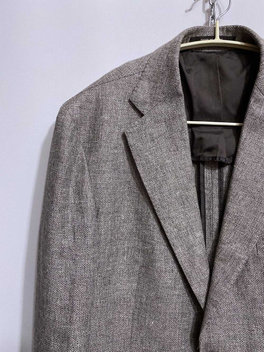 Luxury × Tagliatore Tagliatore Linen Blazer Jacke… - image 3