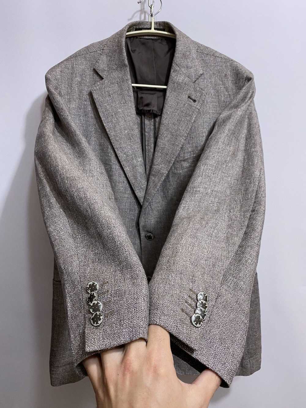 Luxury × Tagliatore Tagliatore Linen Blazer Jacke… - image 6