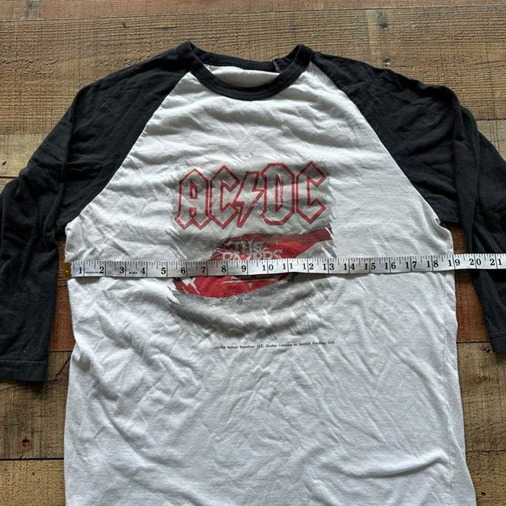 ACDC The Razors Edge 2004 band tee 3/4 sleeve bas… - image 2