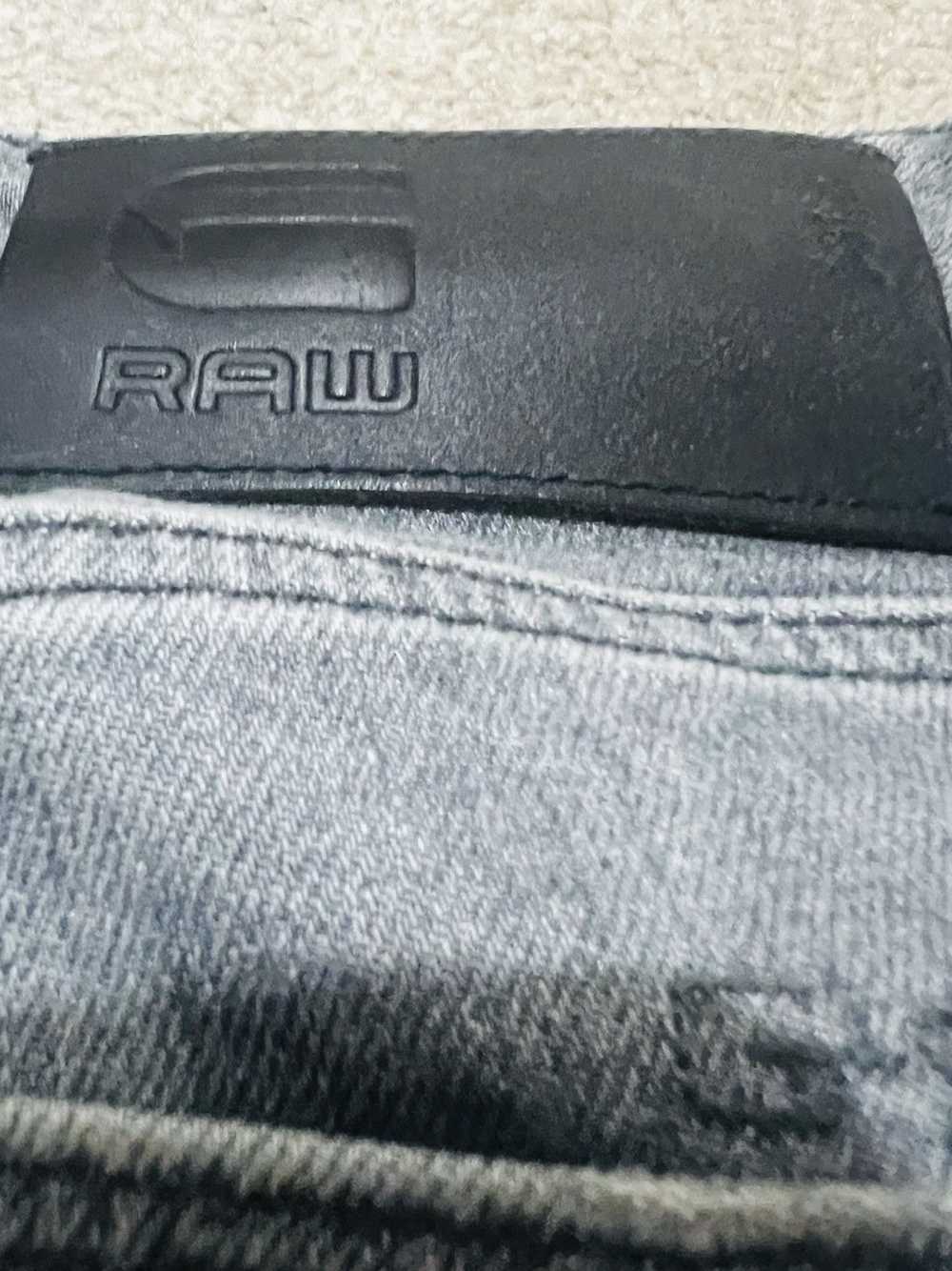 G Star Raw × Vintage G Star Raw Denim Jeans Grey … - image 9
