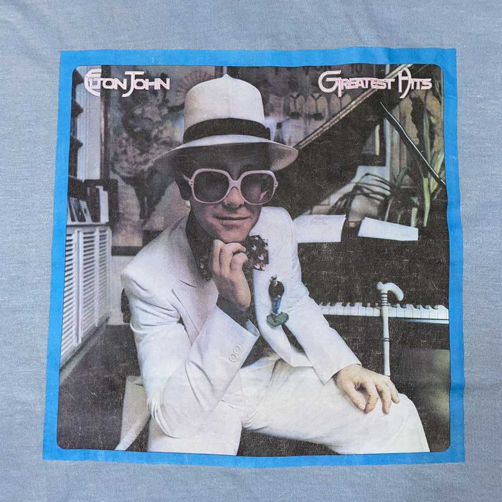 Rare × Vintage VINTAGE 70S ELTON JOHN T-SHIRT - image 3