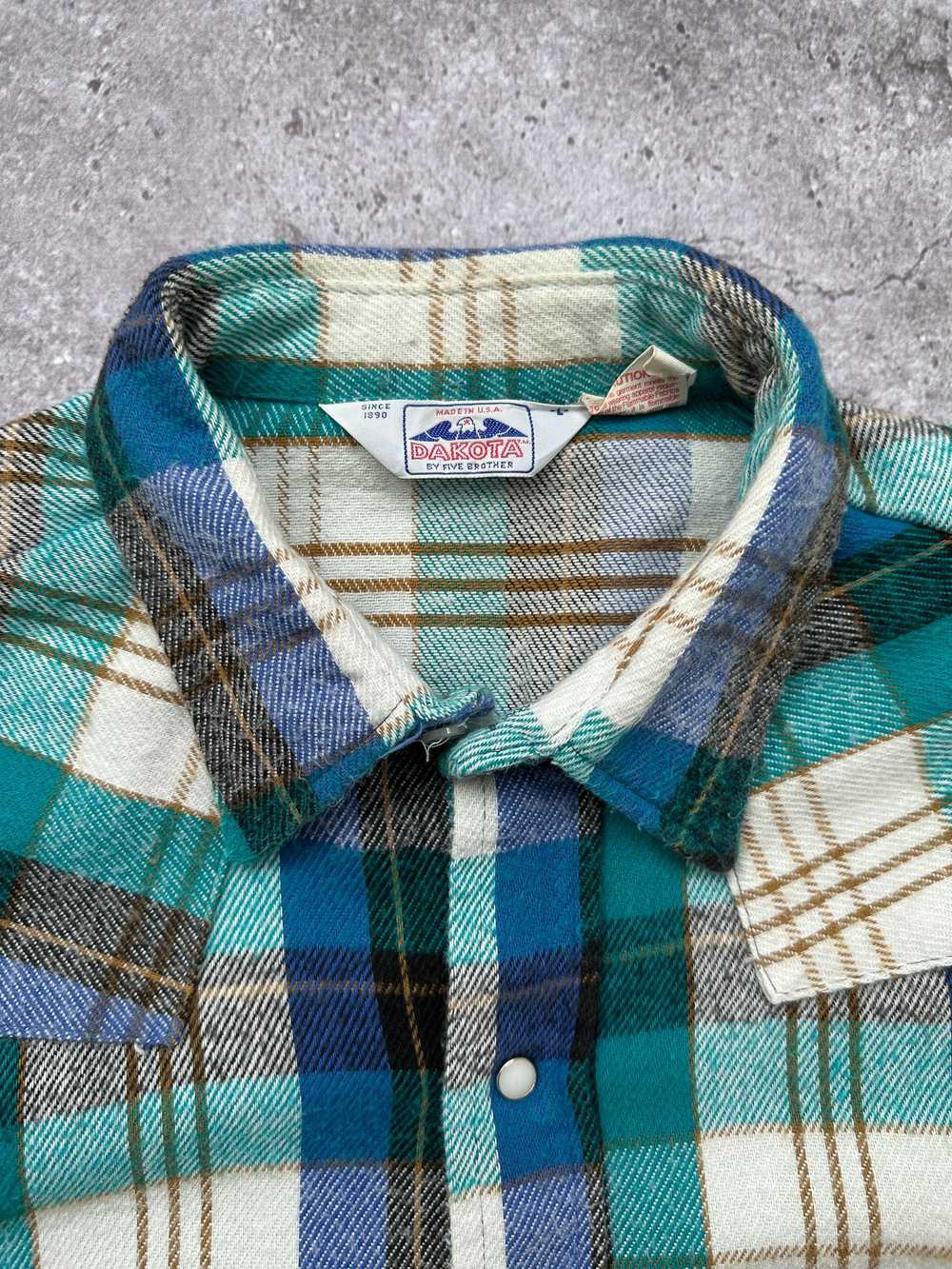 Dakota Grizzly × Flannel × Vintage DAKOTA Vintage… - image 3